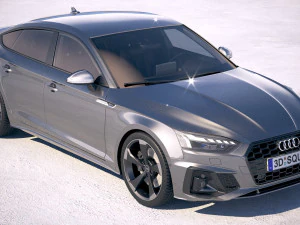 Audi A5 Sportback S-line 2020 3D Model