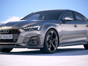 Audi A5 Sportback S-line 2020 3D-Modell