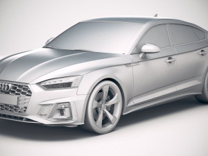 Audi A5 Sportback S-line 2020 3D-Modell