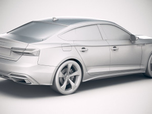 Audi A5 Sportback S-line 2020 3D-Modell