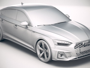 Audi A5 Sportback S-line 2020 3D-Modell