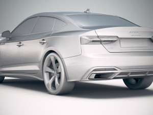 Audi A5 Sportback S-line 2020 3D-Modell