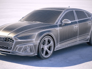Audi A5 Sportback S-line 2020 3D-Modell