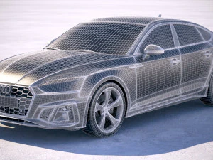 Audi A5 Sportback S-line 2020 3D Model