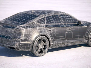 Audi A5 Sportback S-line 2020 3D Model