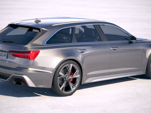 Audi RS6 Avant 2020 3D Модель