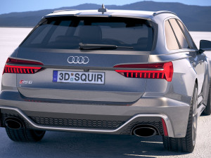 Audi RS6 Avant 2020 3D Модель