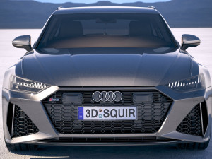 Audi RS6 Avant 2020 3D Модель