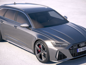 Audi RS6 Avant 2020 3D Модель