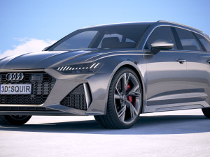 Audi RS6 Avant 2020 3D Модель