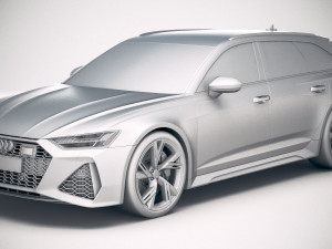 Audi RS6 Avant 2020 3D Модель