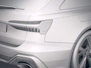 Audi RS6 Avant 2020 3D Модель