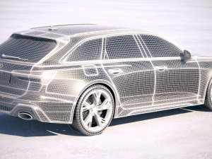 Audi RS6 Avant 2020 3D Модель