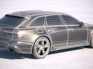 Audi RS6 Avant 2020 3D Модель