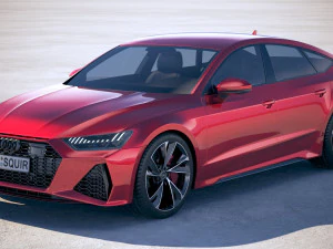 Audi RS7 Sportback 2020 Model 3D