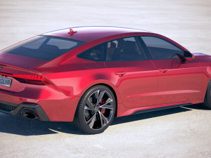 Audi RS7 Sportback 2020 3D Model