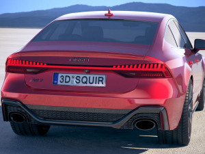 Audi RS7 Sportback 2020 3D Model
