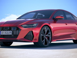 Audi RS7 Sportback 2020 3D Model