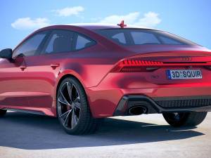 Audi RS7 Sportback 2020 3D Model