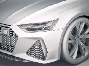 Audi RS7 Sportback 2020 3D Model