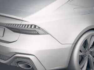 Audi RS7 Sportback 2020 3D Model