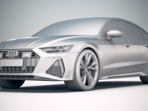 Audi RS7 Sportback 2020 3D Model