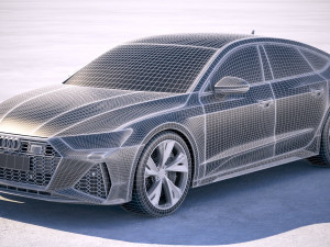 Audi RS7 Sportback 2020 3D Model