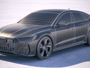 Audi RS7 Sportback 2020 3D Model