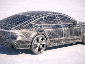 Audi RS7 Sportback 2020 3D Model