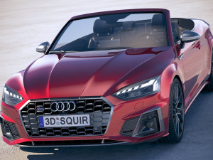 Audi S5 Cabrio 2020 3Dモデル