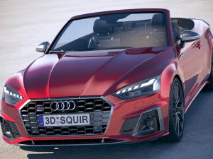 Audi S5 Cabrio 2020 3D Model