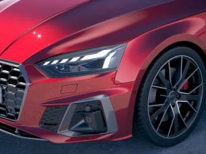 Audi S5 Cabrio 2020 3D Model