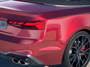 Audi S5 Cabrio 2020 3D Model