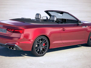 Audi S5 Cabrio 2020 3D Model