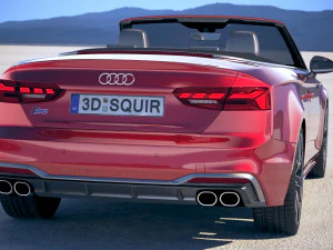 Audi S5 Cabrio 2020 3D Model