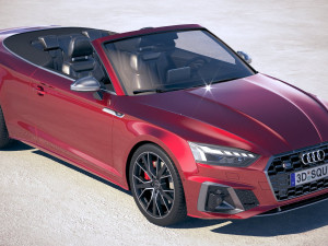 Audi S5 Cabrio 2020 3Dモデル