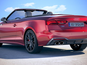 Audi S5 Cabrio 2020 3Dモデル