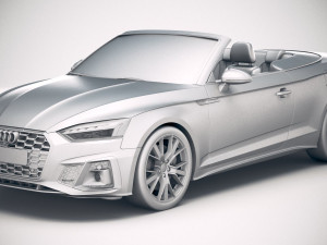 Audi S5 Cabrio 2020 3Dモデル