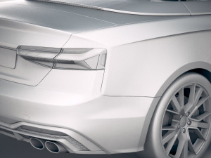 Audi S5 Cabrio 2020 3Dモデル