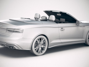 Audi S5 Cabrio 2020 3Dモデル