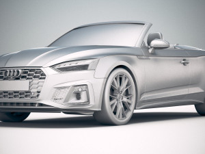 Audi S5 Cabrio 2020 3Dモデル