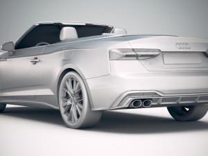 Audi S5 Cabrio 2020 3Dモデル