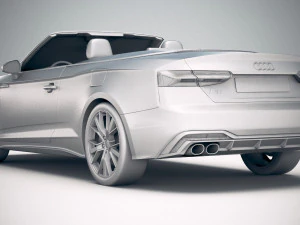 Audi S5 Cabrio 2020 3D Model