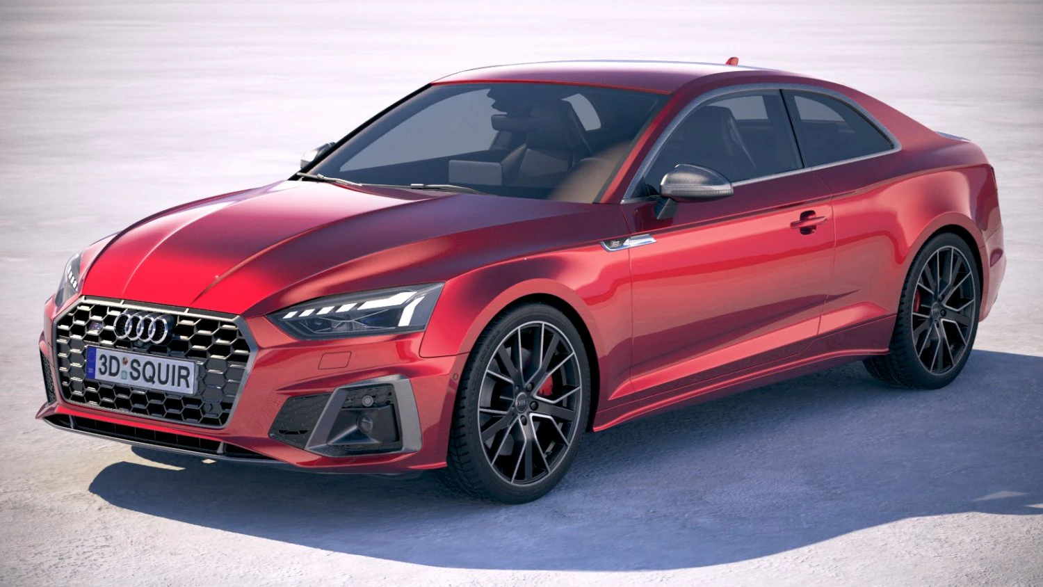 Audi S5 Coupe 2020 3D Model .c4d .max .obj .3ds .fbx .stl .blend 