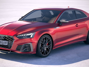 Audi S5 Coupe 2020 3D Model