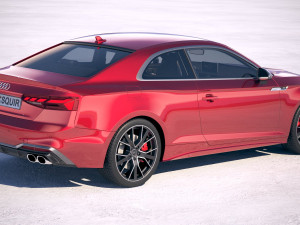 Audi S5 Coupe 2020 3Dモデル