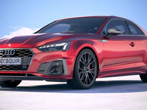 Audi S5 Coupe 2020 3D Model