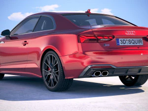 Audi S5 Coupe 2020 3D Model