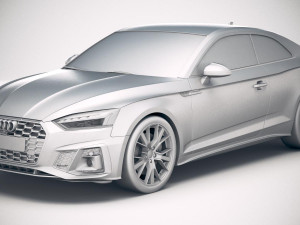 Audi S5 Coupe 2020 3Dモデル