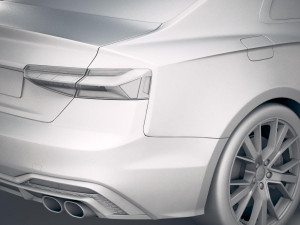 Audi S5 Coupe 2020 3Dモデル
